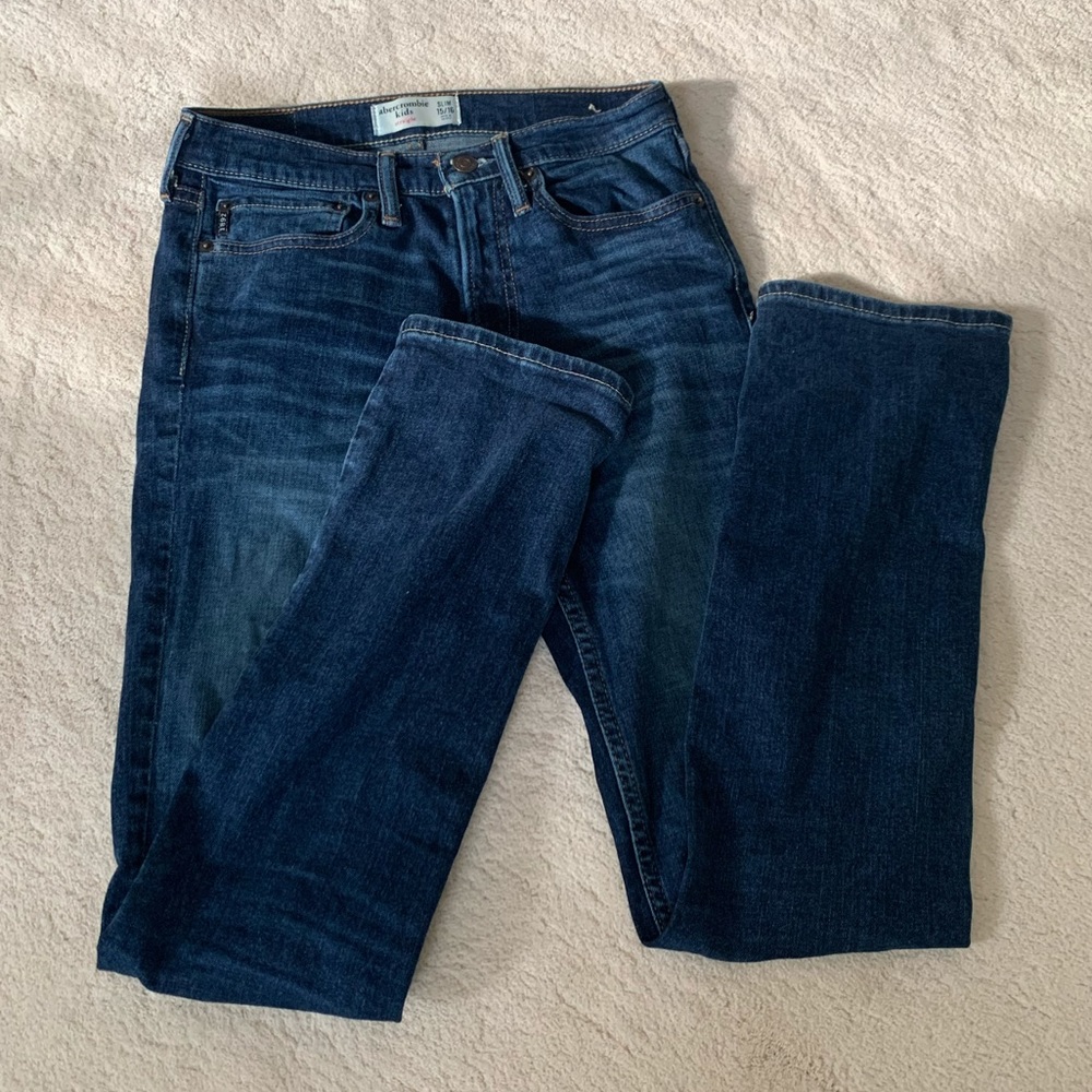ABERCROMBIE KIDS straight leg jeans